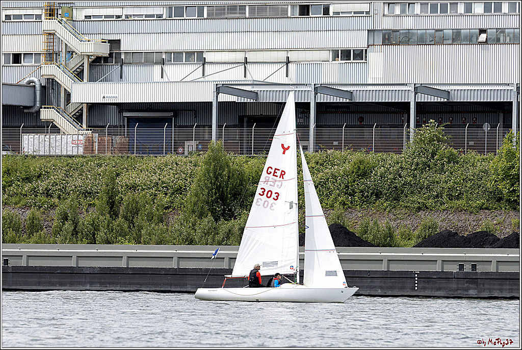 100 Jahre Rheinwoche 2022 - 1. Wettfahrt Porz - Hitdorf, 03.06.2022,